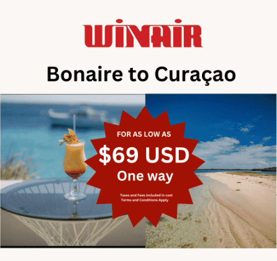 FLIGHTS BETWEEN CURACAO AND BONAIRE