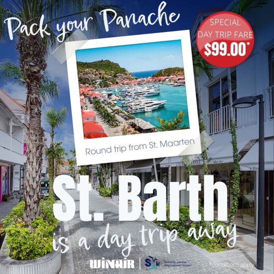 ST. BARTH DAY TRIP SPECIAL