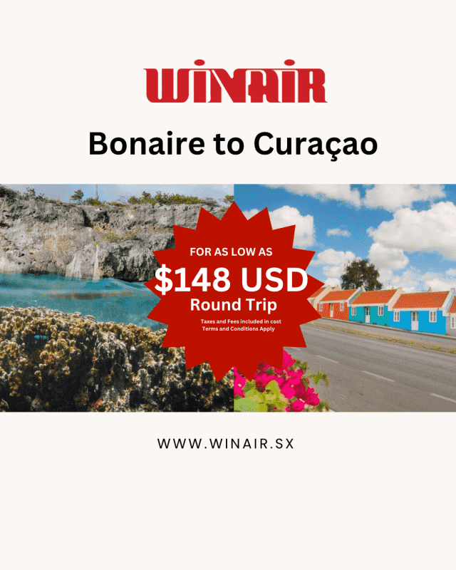 WINAIR sales for BON TO CUR PART 2 23-06-21
